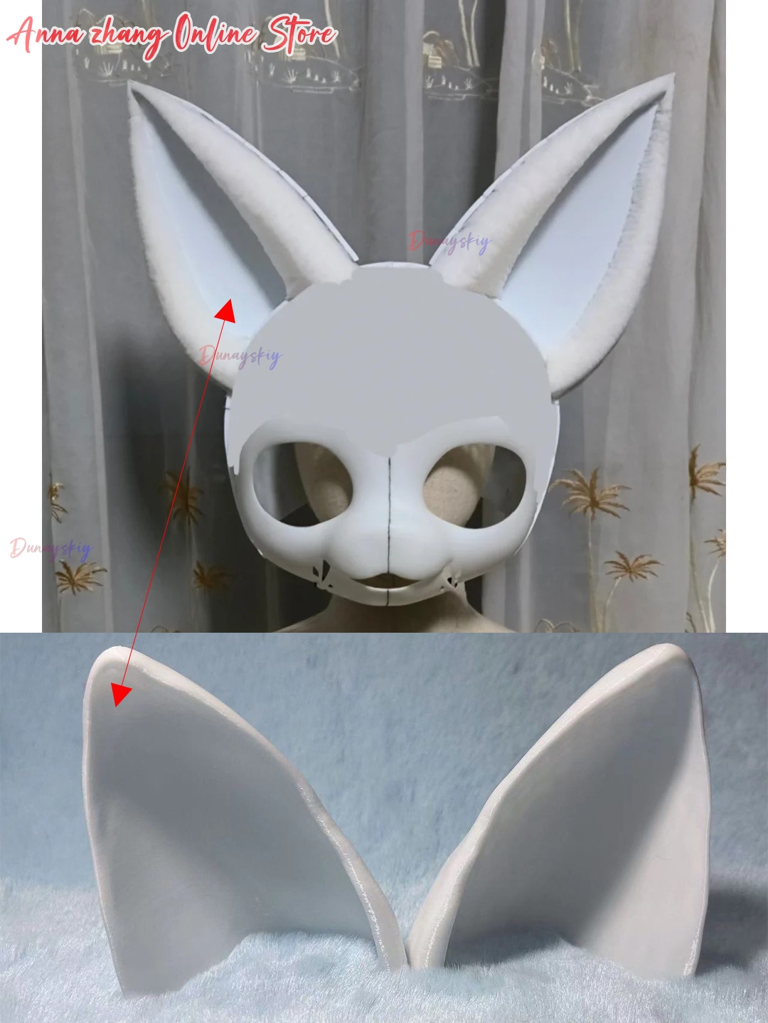 Cosplay Prop 3D Print - Kemono Fursuit Kigurumi Accessories Cat Ear