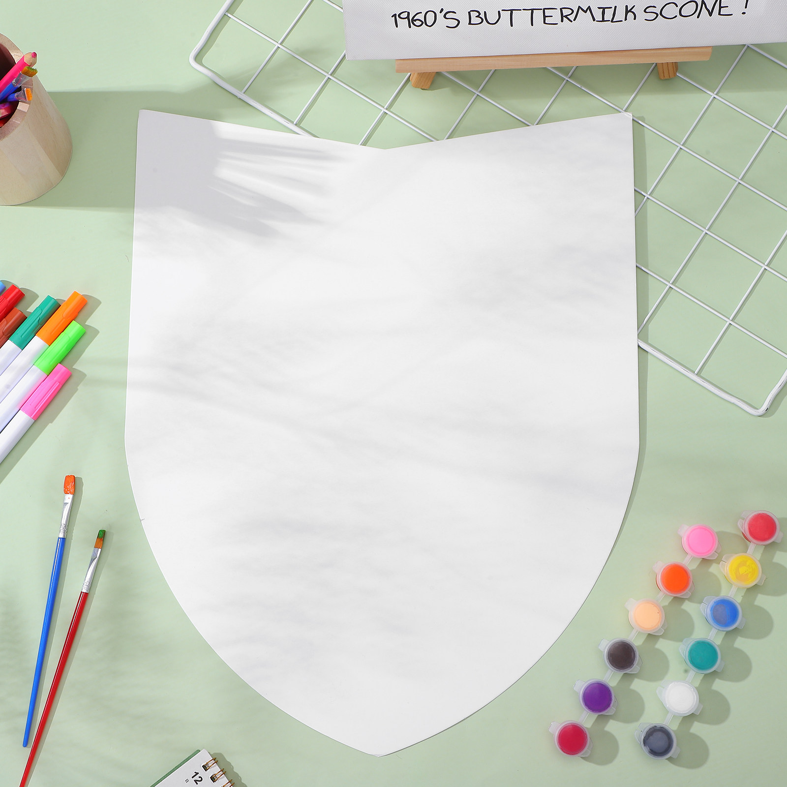 Cosplay Prop Painting - 1Set DIY Blank Play Shield for