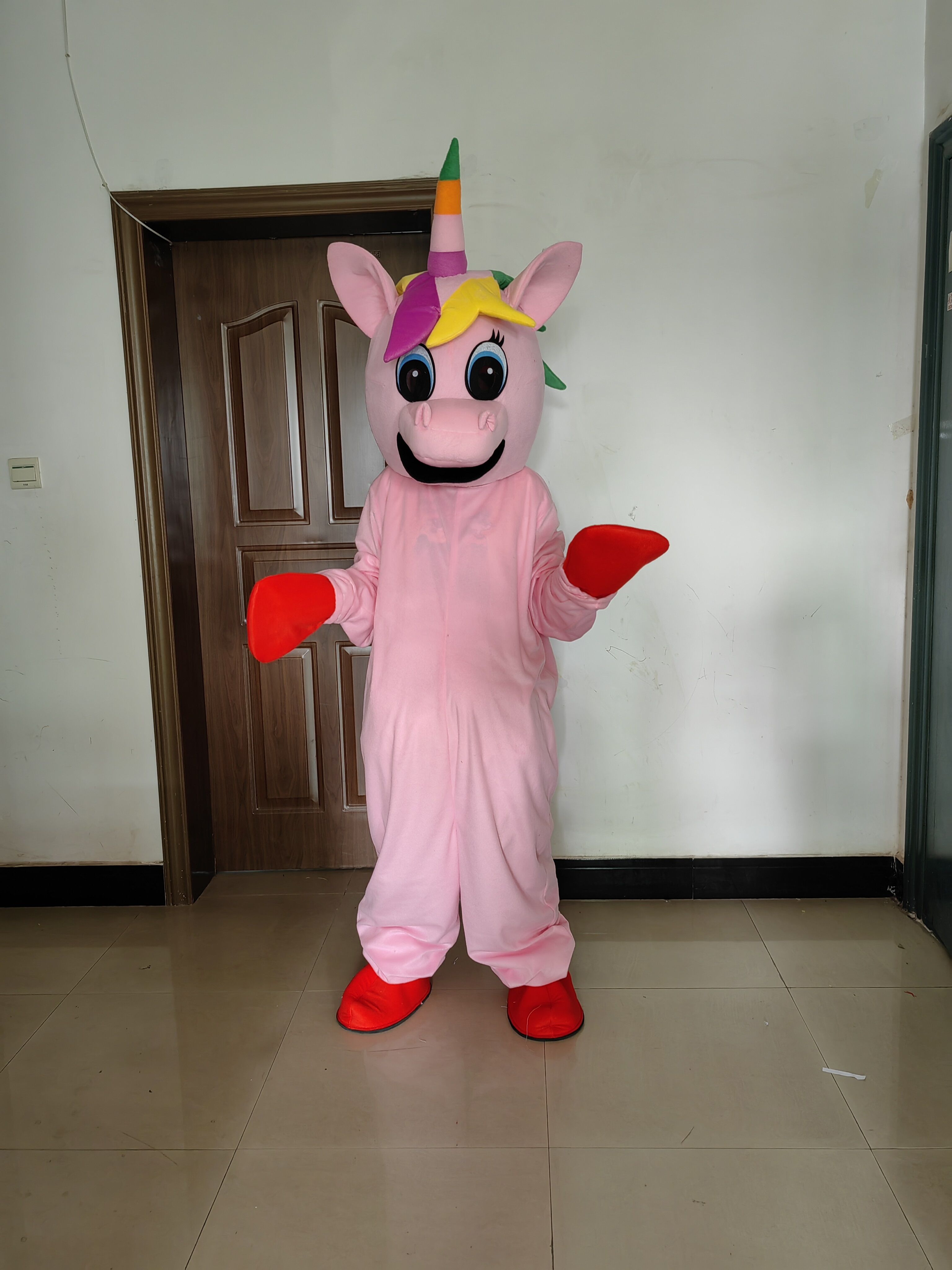 Adult Unicorn Mascot Costume C - Cosplay Prop Business recensione e prezzo