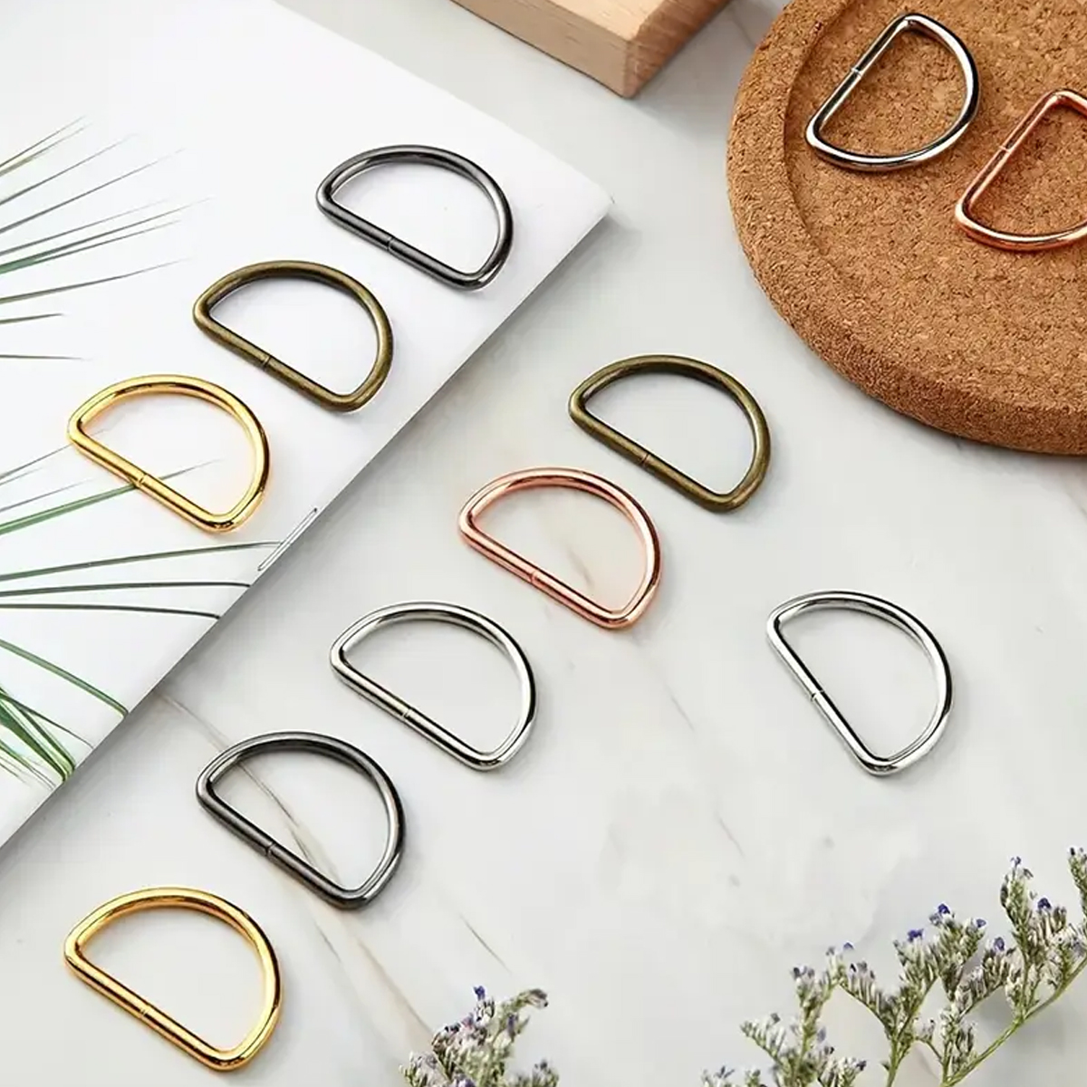 30/60/100Pcs D-ring buckle sta - D Ring Strap recensione e prezzo