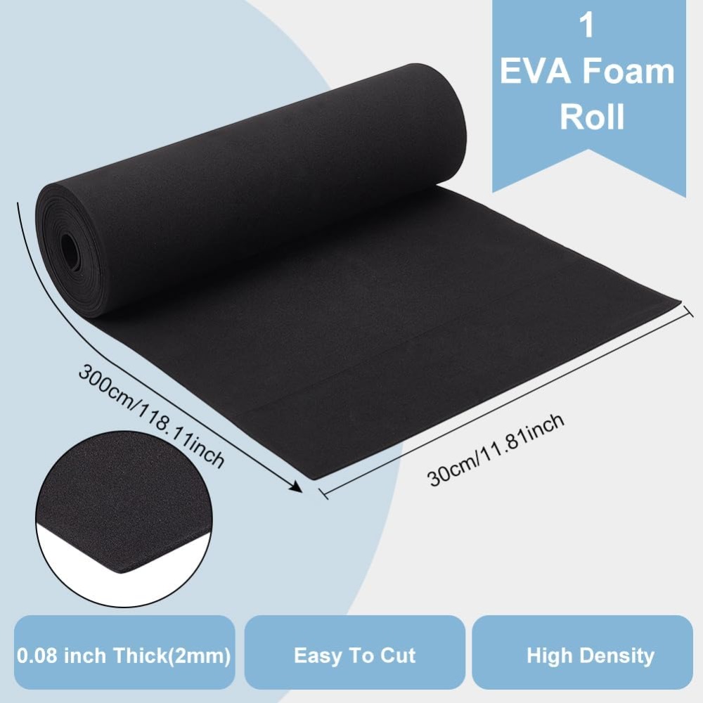 EVA Foam Craft Sheets Black 30 - Craft Foam Roll recensione e prezzo