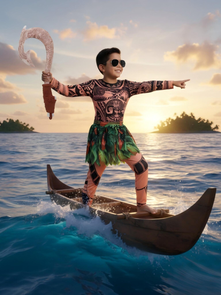 Summer Moana Maui Kids Boys Co - Free Cosplay Prop Patterns recensione e prezzo
