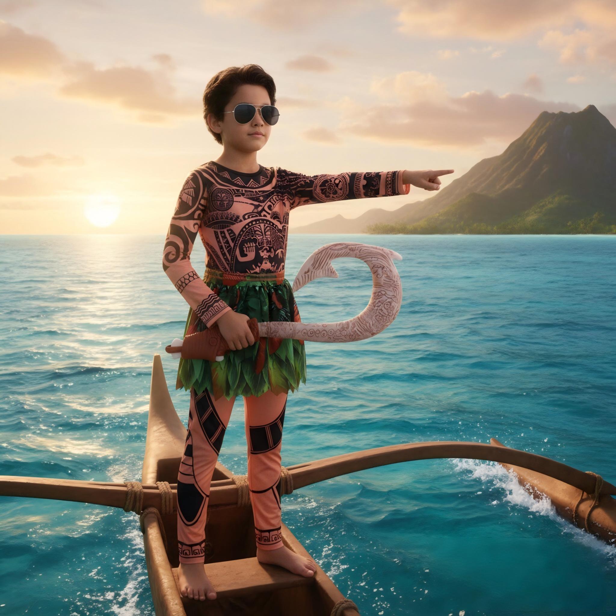 Summer Moana Maui Kids Boys Co - Free Cosplay Prop Patterns recensione e prezzo