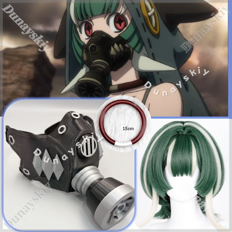 Guita Cyberpunk Gas Mask Green - Cosplay Prop 3D Print recensione e prezzo