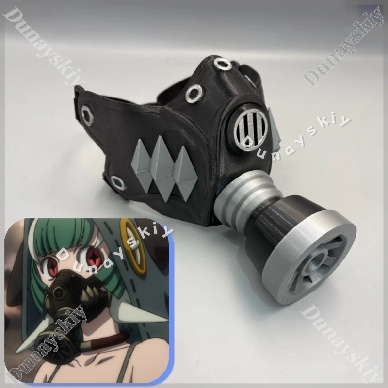Guita Cyberpunk Gas Mask Green - Cosplay Prop 3D Print recensione e prezzo