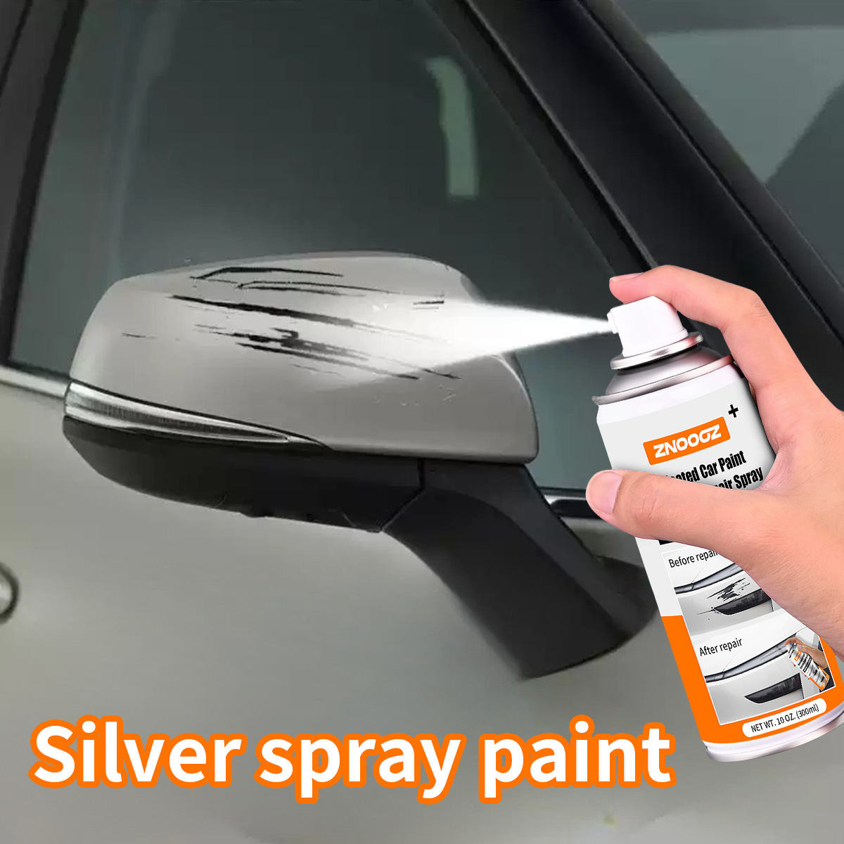 Silver Car Scratch Repair Spra - Metallic Spray Paint recensione e prezzo