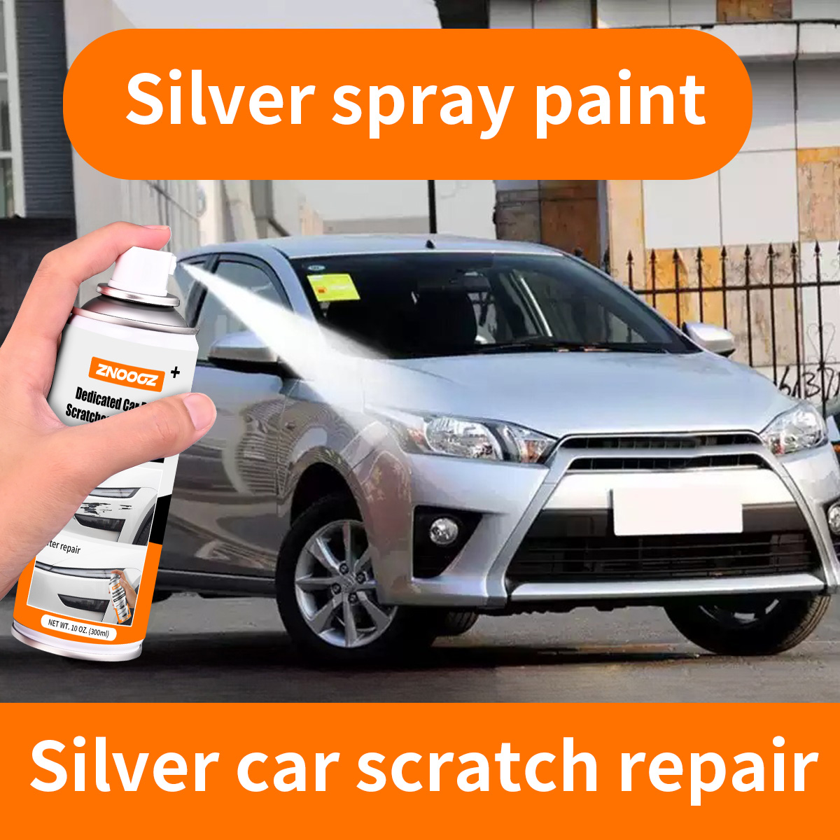 Silver Car Scratch Repair Spra - Metallic Spray Paint recensione e prezzo