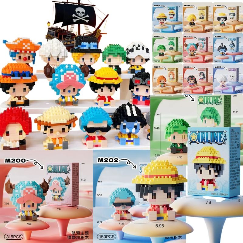 Anime Building Block One Luffy - Cosplay Prop Building recensione e prezzo