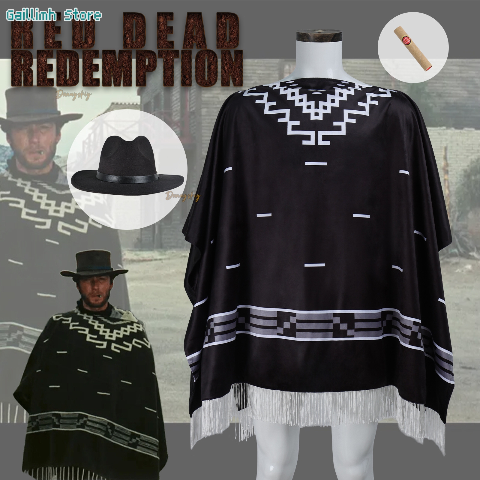 Movie Cosplay Clint Eastwood P - Free Cosplay Prop Patterns recensione e prezzo