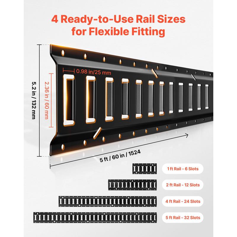 E-Track Tie-Down Rail Kit, 8 P - D Ring Strap recensione e prezzo