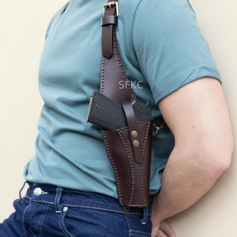 Punk Leather Shoulder Bag For  - Cosplay Prop Pistol recensione e prezzo
