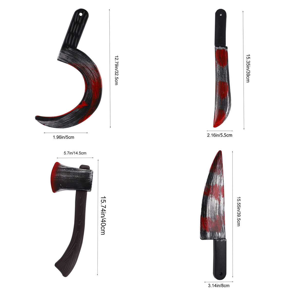 4Pcs Simulation Axe Party Prop - Cosplay Prop Axe recensione e prezzo