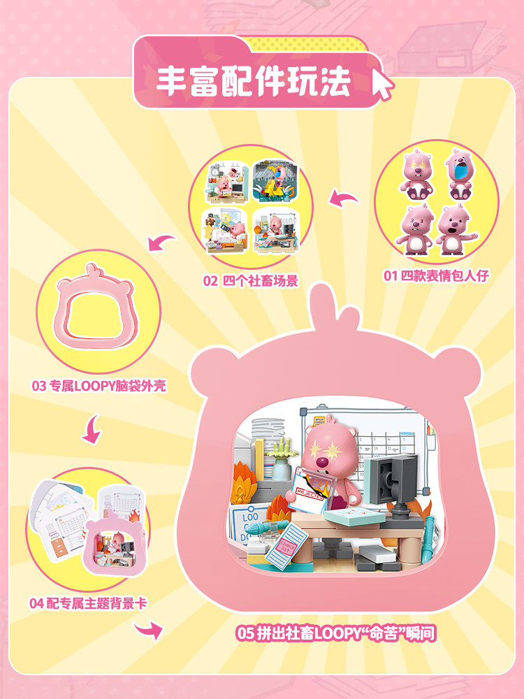Keeppley 2026 New Loopy‌ Toy C - Cosplay Prop Building recensione e prezzo