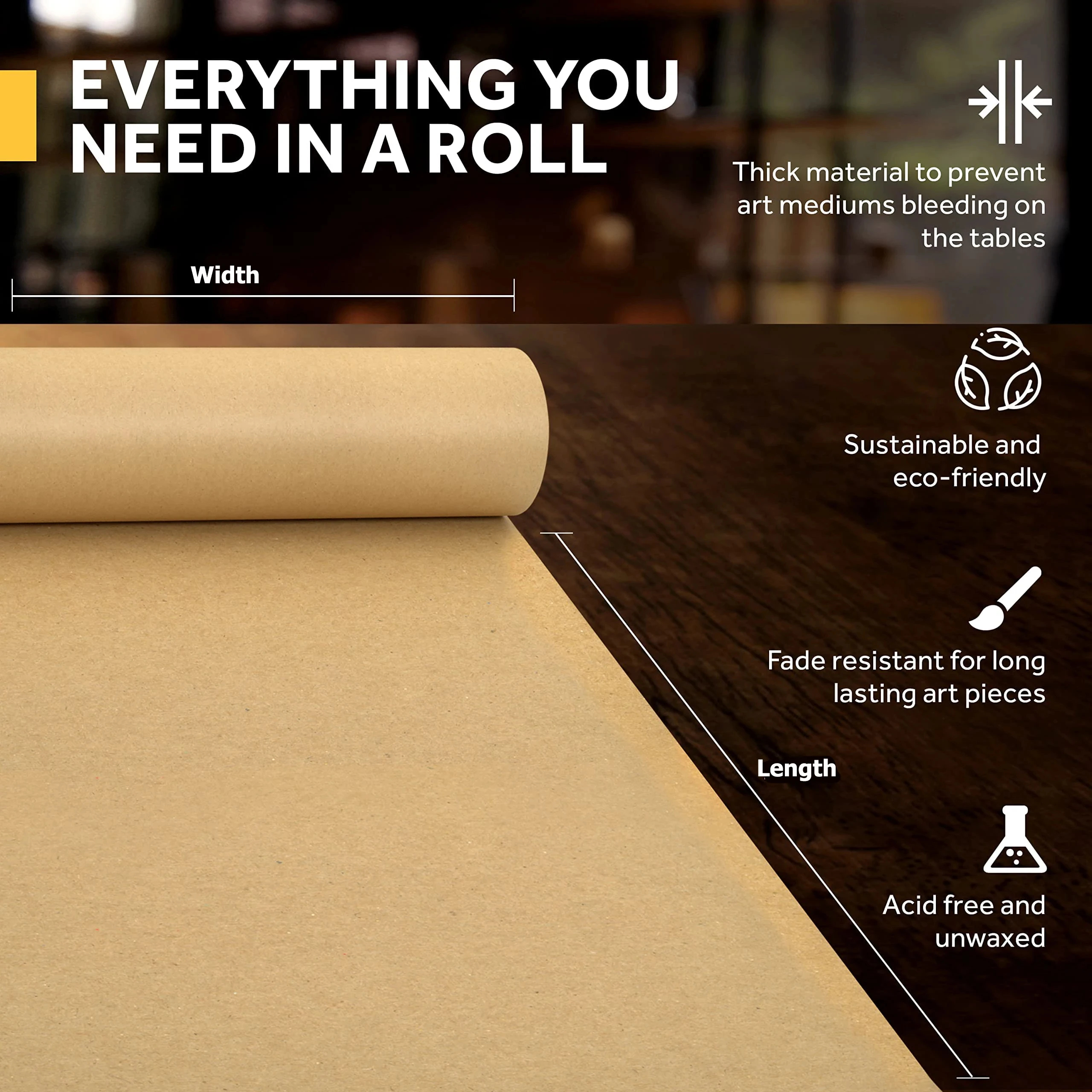 Kraft Paper Brown Ideal for Gi - Craft Foam Roll recensione e prezzo