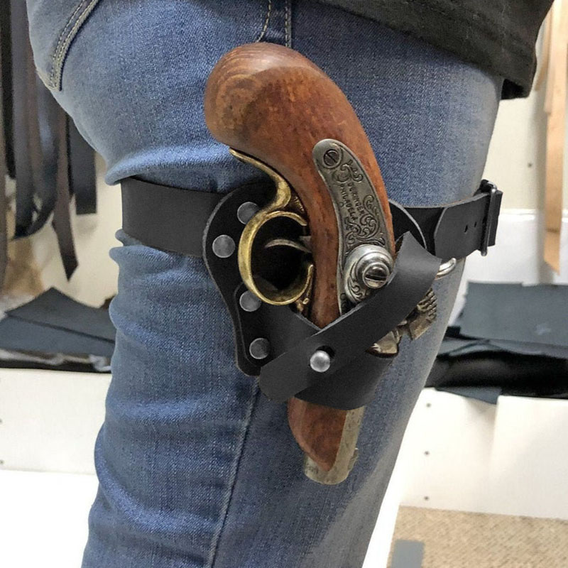 Mini Pistol Derringer Leg Gart - Cosplay Prop Pistol recensione e prezzo
