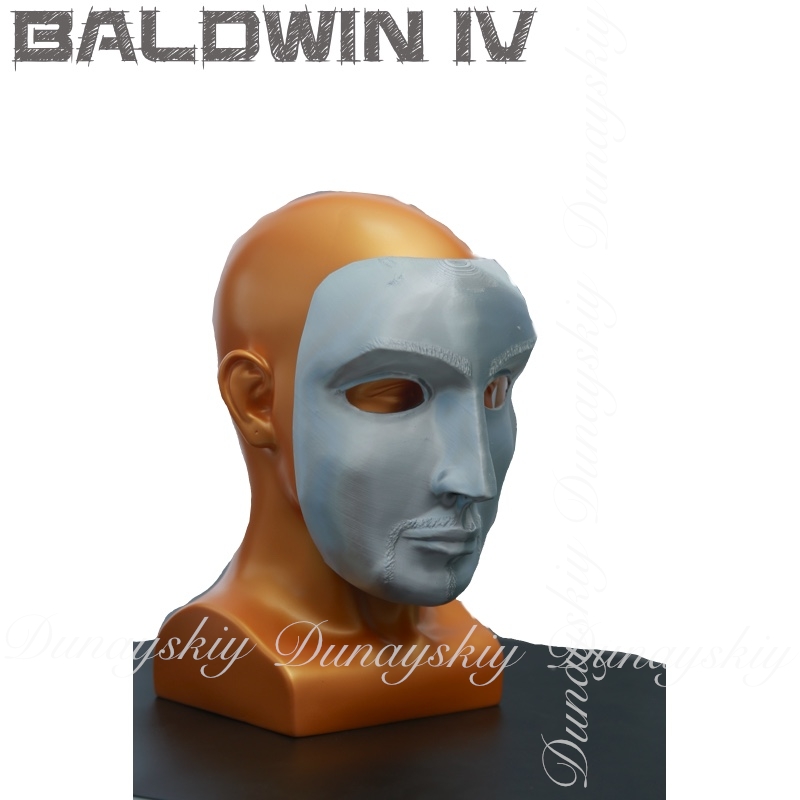 Halloween Baldwin IV Mask Cosp - Cosplay Prop 3D Print recensione e prezzo