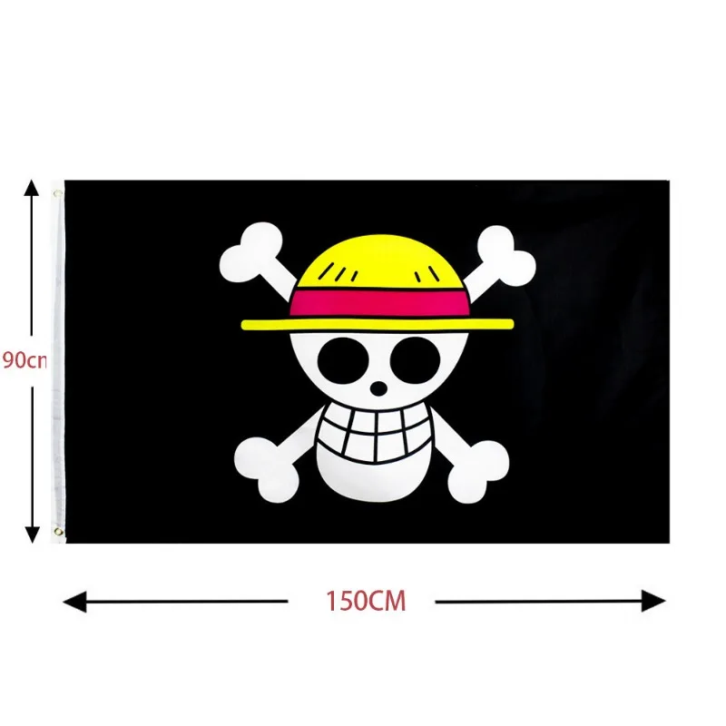 One Piece 90x150cm Pirate Skul - Cosplay Prop Painting recensione e prezzo