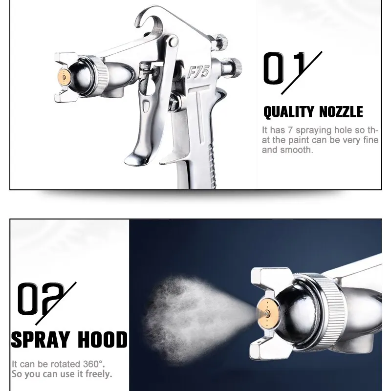F-75 Adjustable Color Spray Gu - Metallic Spray Paint recensione e prezzo