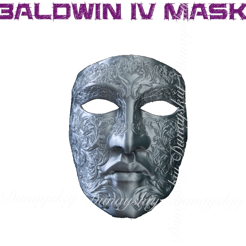 Halloween Baldwin IV Mask Cosp - Cosplay Prop 3D Print recensione e prezzo