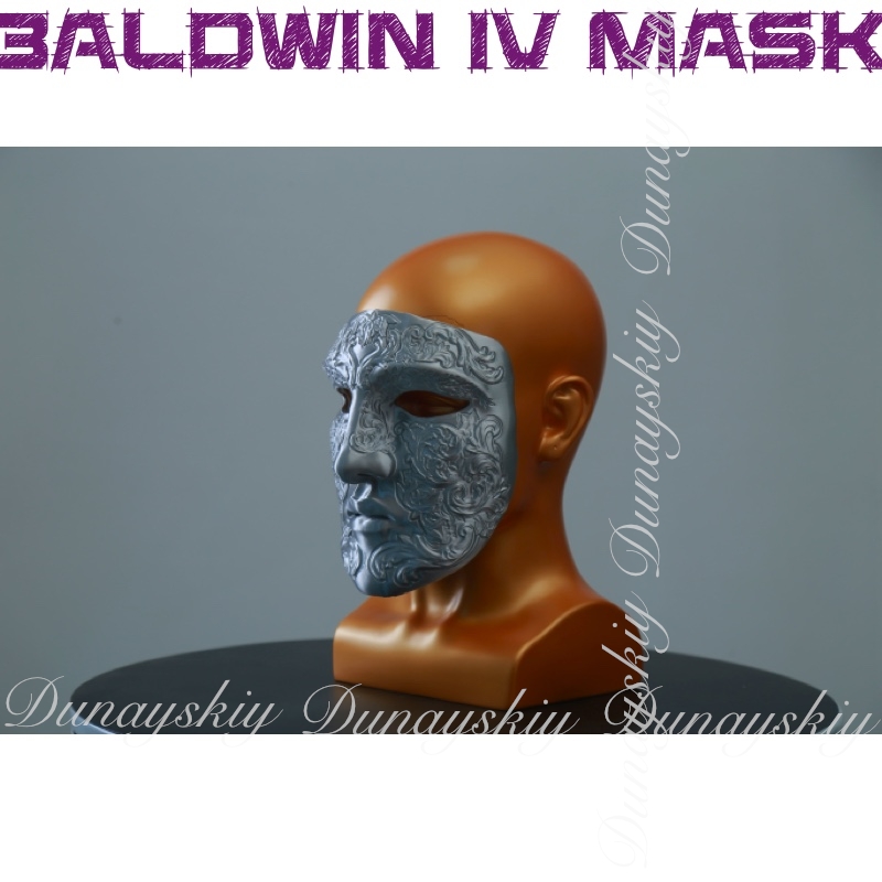 Halloween Baldwin IV Mask Cosp - Cosplay Prop 3D Print recensione e prezzo