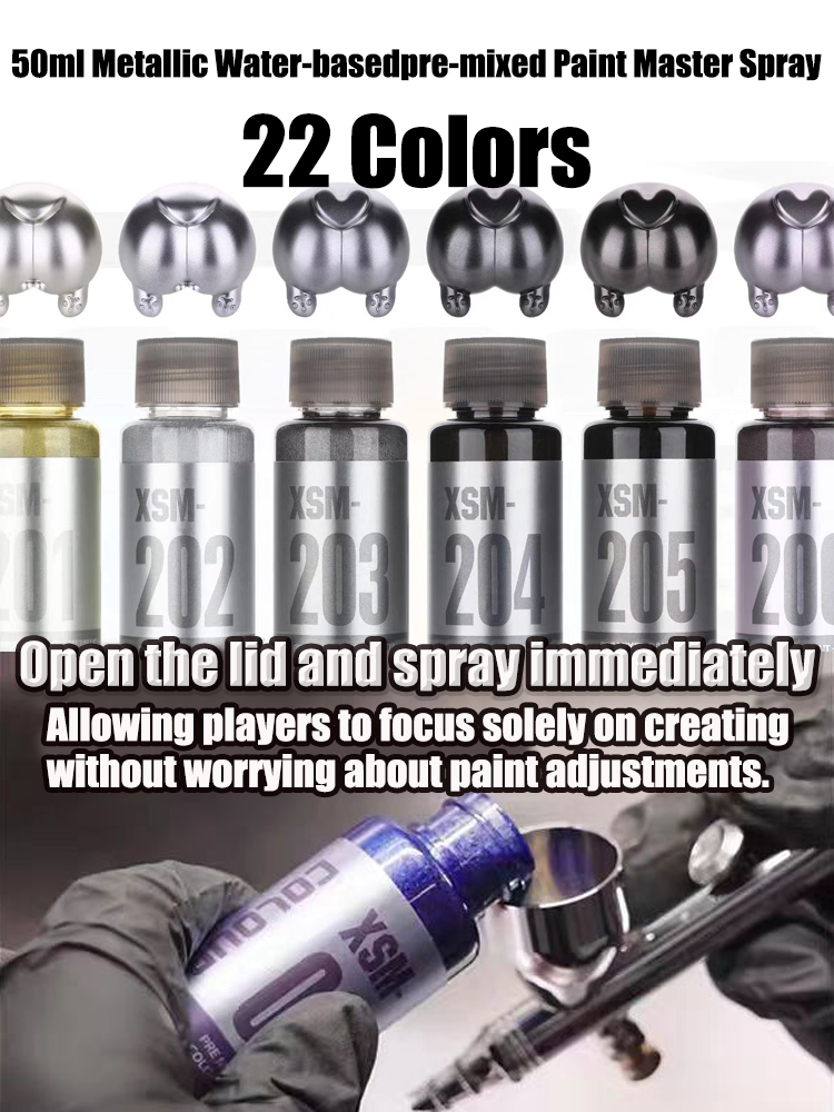 XSM 50ml Metallic Water-basedp - Metallic Spray Paint recensione e prezzo