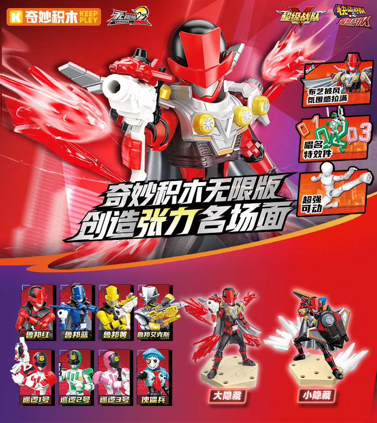 Keeppley 2026 New Super Sentai - Cosplay Prop Building recensione e prezzo