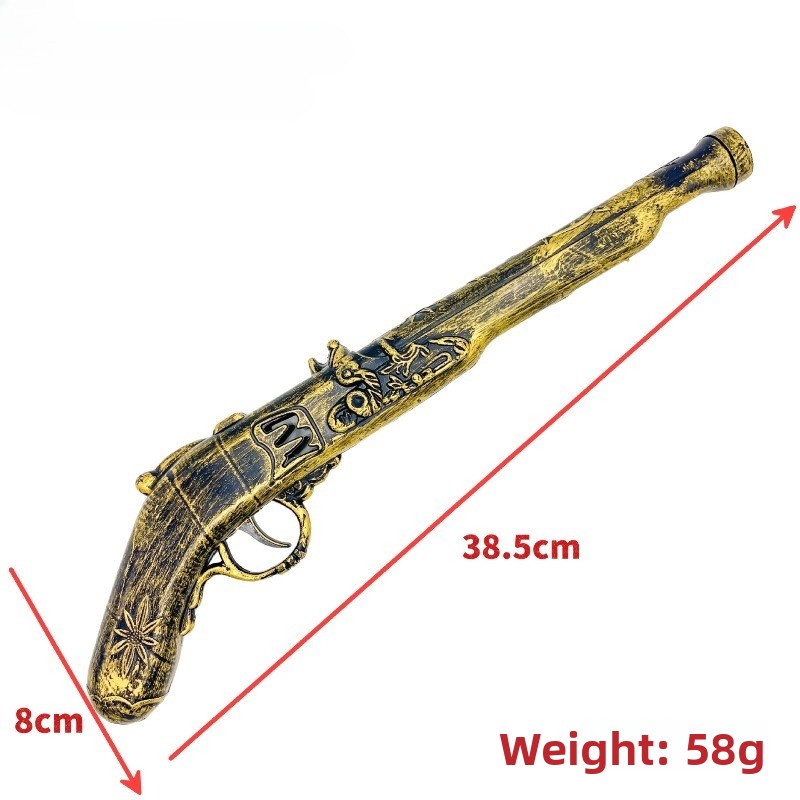 40cm/15.75in Pirate Gun Plasti - Cosplay Prop Pistol recensione e prezzo